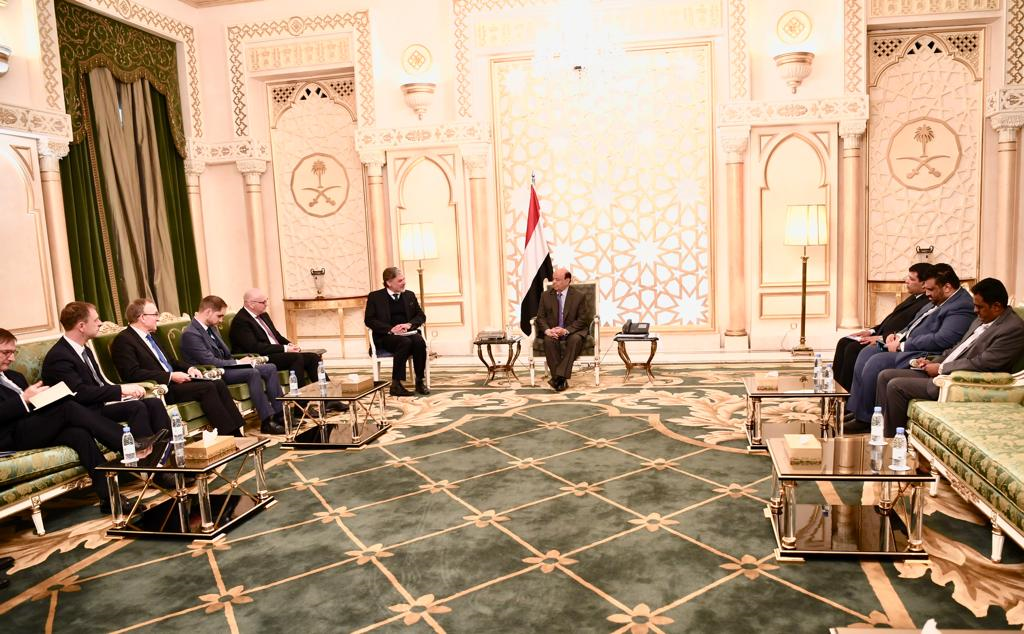رئيس الجمهورية يشيد بمستوى العلاقة والتعاون بين اليمن وألمانيا 