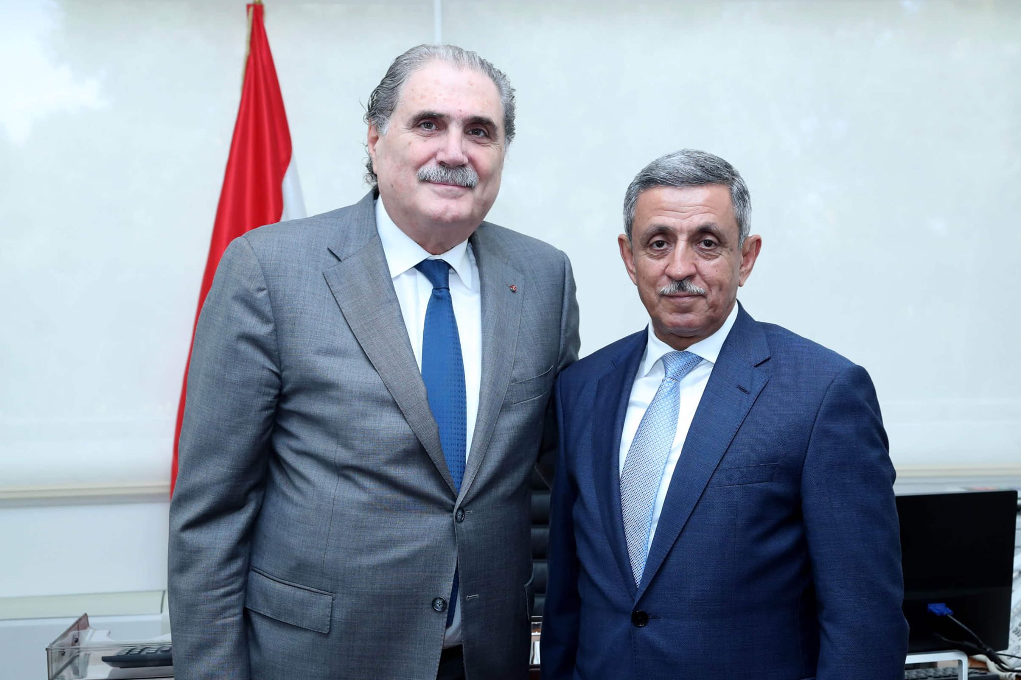 الدعيس يلتقي وزير الدولة لشؤون رئاسة الجمهورية اللبناني 