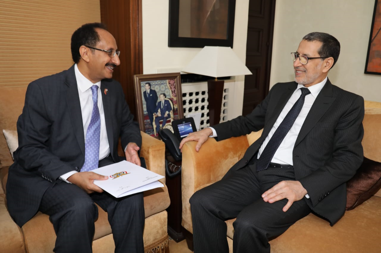 رئيس الوزراء المغربي يستقبل سفير اليمن في الرباط 