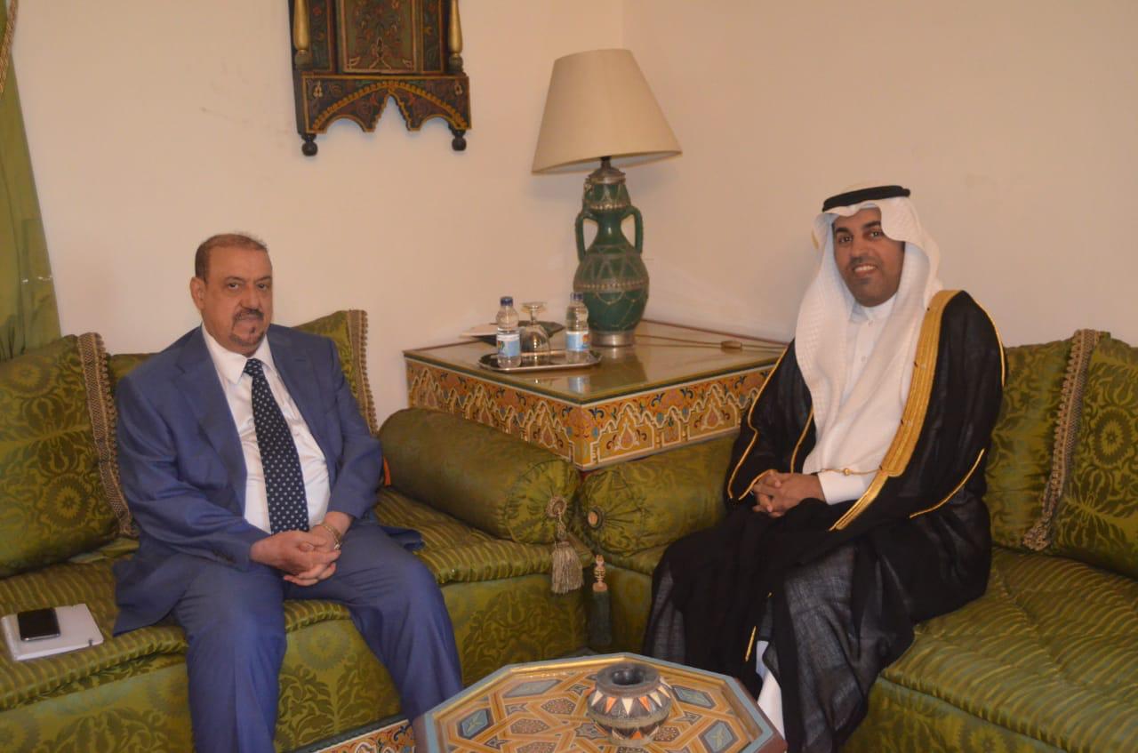 رئيس مجلس النواب يناقش مع رئيس البرلمان العربي مجالات العمل العربي المشترك