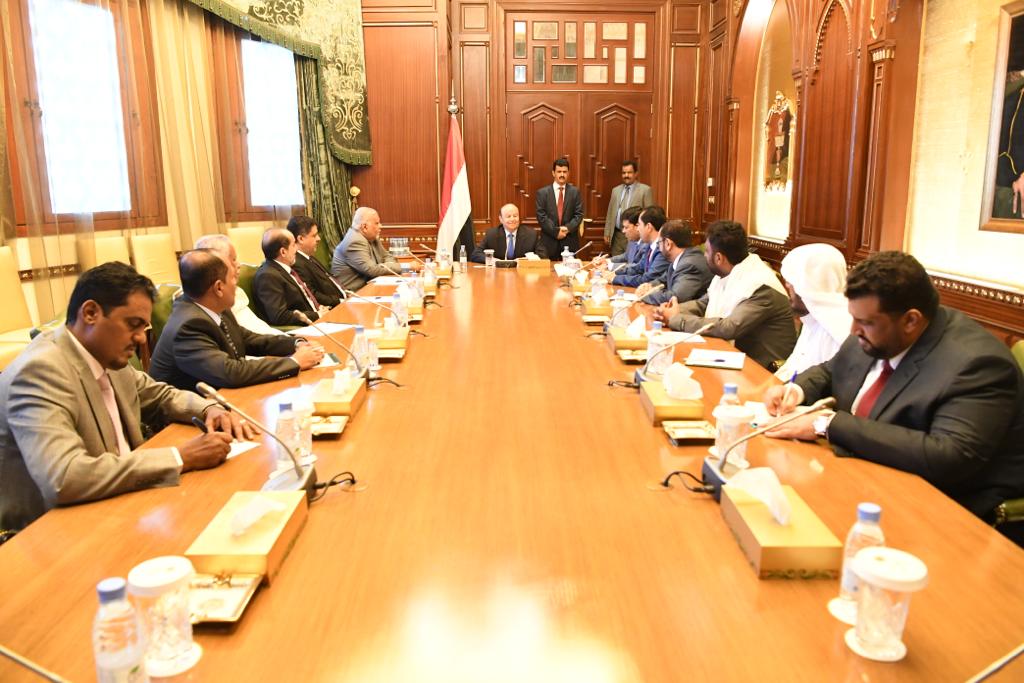 رئيس الجمهورية يؤكد على اهمية القضية الجنوبية باعتبارها جوهر السلام والاستقرار في اليمن