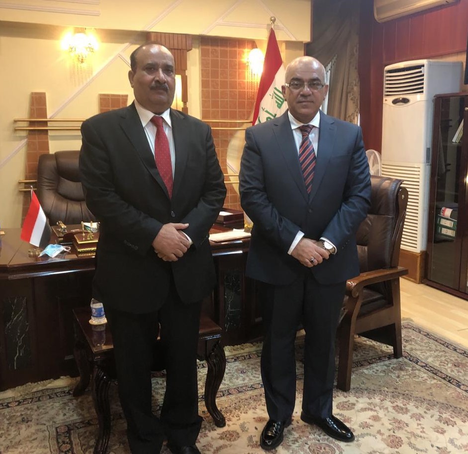 السفير مرمش يبحث مع وزير التعليم العالي العراقي تفعيل البروتكولات الثقافية بين البلدين