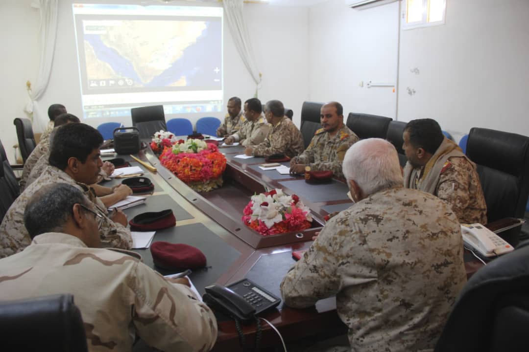 
المنطقة العسكرية الاولى تناقش الموقف العام للجبهات ومسرح عمليات المنطقة 