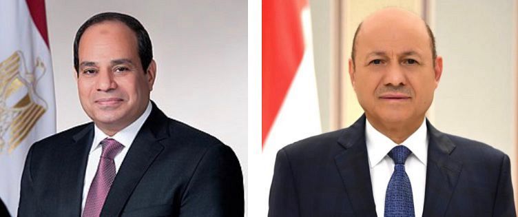 الرئيس العليمي يتلقى برقية تهنئة من الرئيس المصري بمناسبة العيد الوطني الـ ٣٢ للجمهورية اليمنية 