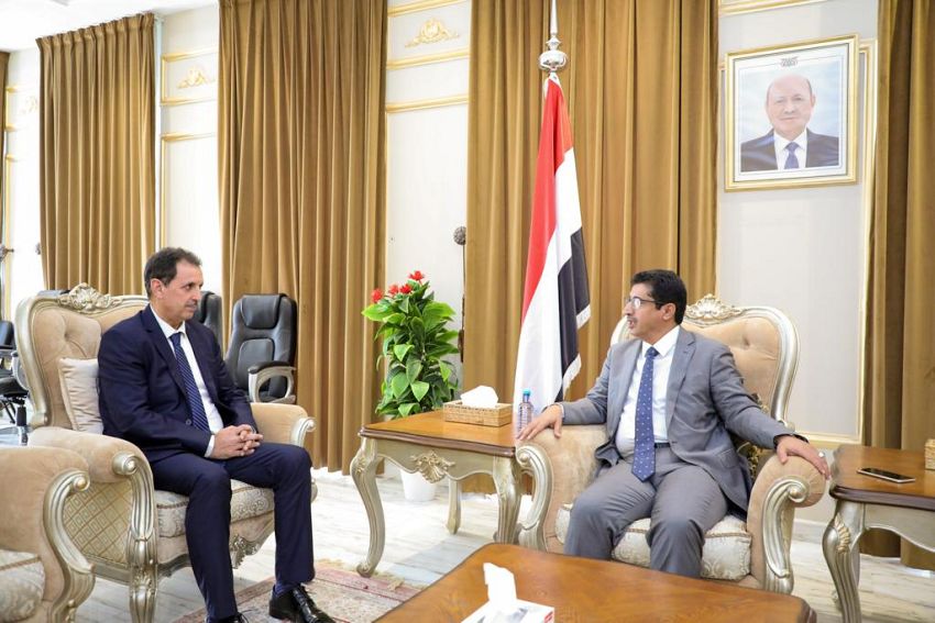 وكيل وزارة الخارجية يستقبل سفير المغرب لدى اليمن 