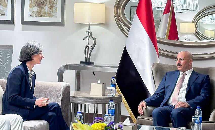 العميد طارق يستقبل السفيرة الفرنسية لدى اليمن 