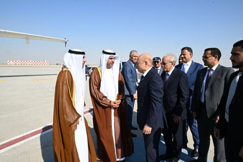 رئيس مجلس القيادة الرئاسي ينهي زيارة لدولة الامارات العربية المتحدة