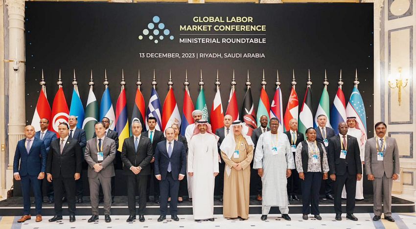 الزعوري يترأس وفد اليمن المشارك في المؤتمر الدولي لسوق العمل بالرياض