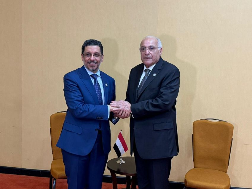 وزير الخارجية يبحث مع نظيره الجزائري اعادة تفعيل نشاط اللجنة المشتركة بين البلدين