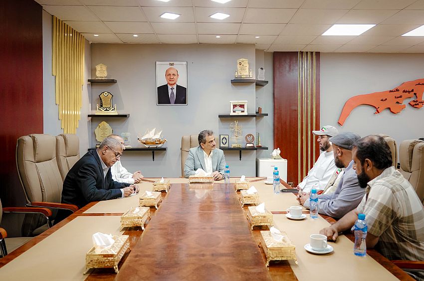 لملس يبحث مع جمعية السلام الإنسانية الكويتية تدخلاتها ومشاريعها في عدن للعام 2024