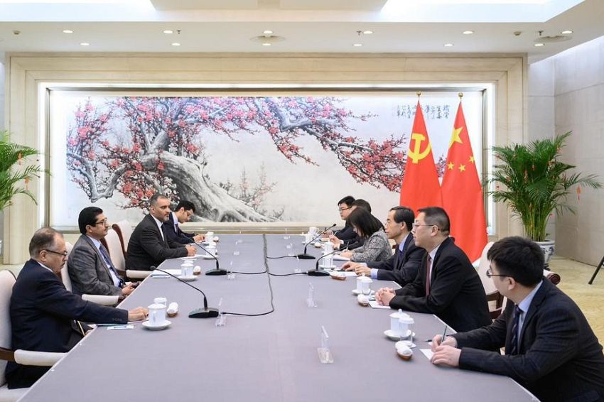  وكيل وزارة الخارجية يلتقي نائب وزير الدائرة الدولية في اللجنة المركزية للحزب الشيوعي الصيني