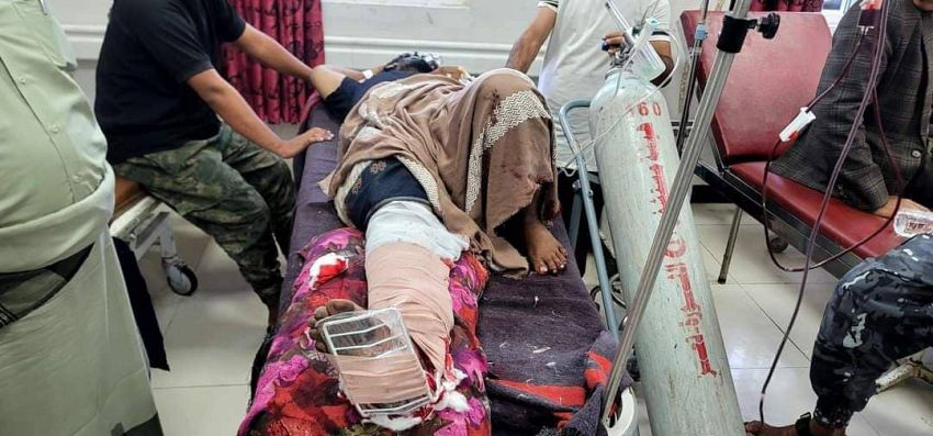 استشهاد شاب وإصابة آخر برصاص قناصة تنظيم جماعة الحوثي الإرهابية في تعز 