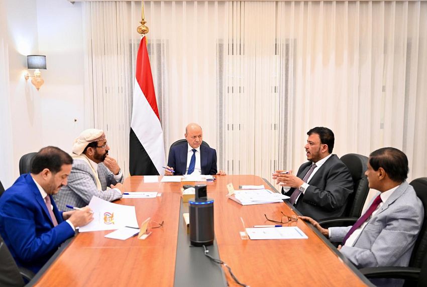 مجلس القيادة الرئاسي يناقش التطورات المحلية والاقليمية