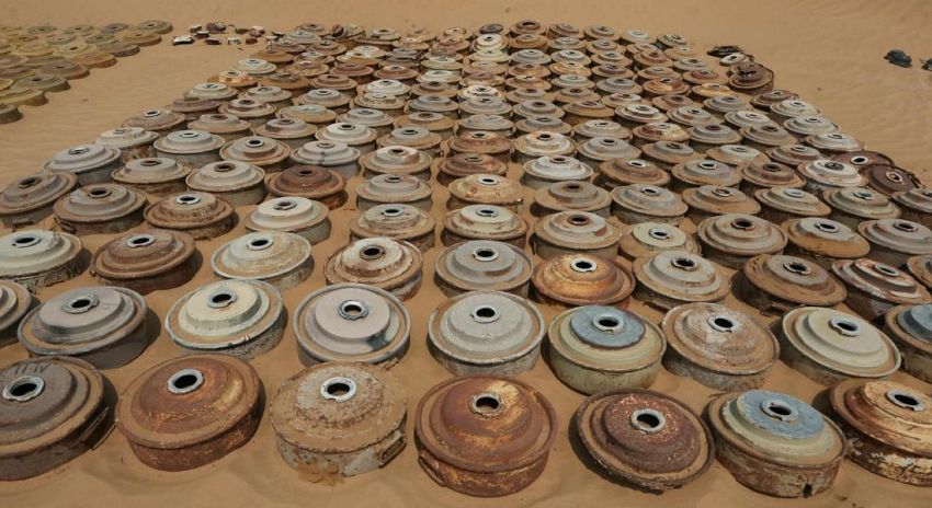"مسام" ينزع 3542 لغماً وذخيرة خلال 16 يوما ويطهر أكثر من 500 الف متر مربع